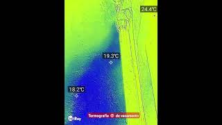 Termografia 🎯 de vazamento em edifício 🏢 engenhariageotecnica hidraulicaresidencial  hidraulico [upl. by Hadrian410]