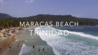 Drone Footage of Maracas Beach Trinidad and Tobago [upl. by Amorete]