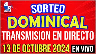 🔰🔰 EN VIVO LOTERIA SORTEO DOMINICAL 13 de OCTUBRE de 2024  Lotería Nacional de Panamá [upl. by Sterling111]