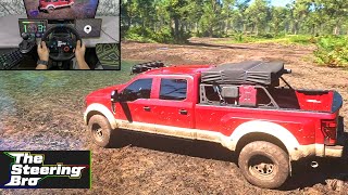 Ford F450 Super Duty Offroading  Forza Horizon 5  G29 Steering Wheel Gameplay amp Gear Shifter [upl. by Rebbecca]