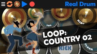 Real Drum  Loop Country 02 [upl. by Scharf]