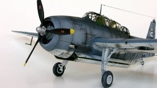 Accurate Miniatures TBM1C quotGeorge Bushquot Avenger Model Build [upl. by Reiniar493]