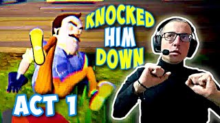 HOW IT ALL BEGAN  Hello Neighbor Full Game Act 1 Ending [upl. by Franciska]