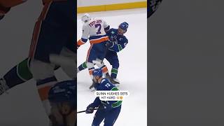 Quinn Hughes Gets Hit HARD 💥 [upl. by Krystin]