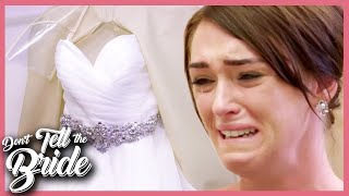 Bride Breaks Down After Seeing Dress She Hates  Dont Tell The Bride [upl. by Brawner360]