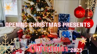 NEW Opening Christmas presents 2023  Christmas Day  What I got for Christmas [upl. by Killie]