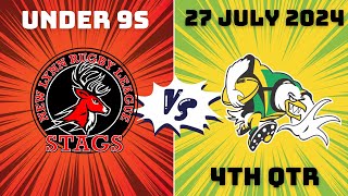 Under 9s New Lynn Stags vs Waitemata Seagulls  4th Qtr 27 July 2024 [upl. by Pegasus]