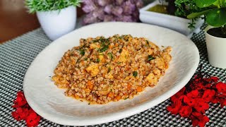 Pilaf cu hrisca si carne de porc vă recomand să gătiți această rețetă de pilaf [upl. by Adalai211]