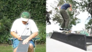 ZIEKE PROGRESS EN NIEUW SKATEBOARD OPZETTEN homies gaan hard [upl. by Nickelsen588]