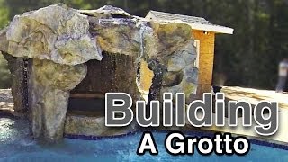 Backyard Waterfalls Building A Grotto [upl. by Ardnik]