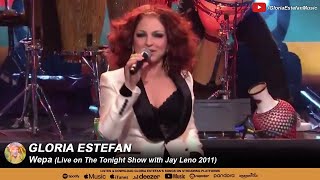 Gloria Estefan • Wepa Live on The Tonight Show with Jay Leno 2011 [upl. by Nilyahs]