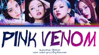 BLACKPINK Pink Venom Lyrics Color Coded Lyrics [upl. by Benni]