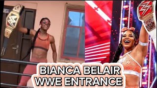 BIANCA BELAIR WWE ENTRANCE BE LIKE [upl. by Nolek482]