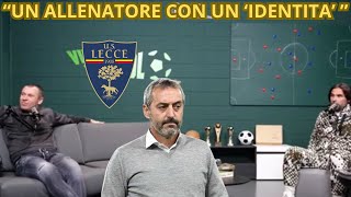 MARCO GIAMPAOLO E IL NUOVO ALLENATORE DEL LECCE [upl. by Eatnohs]