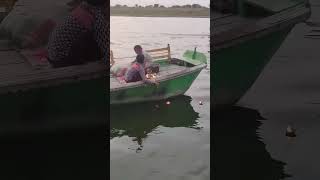 जय हो vrindavan boat boating viralvideo gorakhpuriyabhouji53 [upl. by Romilly]