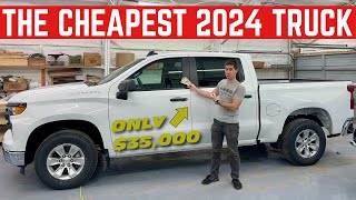 This Is The CHEAPEST Brand New Truck You Can Buy Today 2024 Chevy WT [upl. by Boru653]