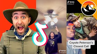 Coyote Peterson Reacts to Your TikToks [upl. by Leanora]