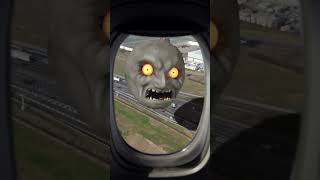 Majoras Mask in the airplane window shorts [upl. by Godiva]