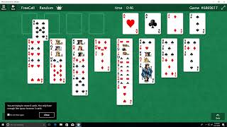 Microsoft Solitaire Collection FreeCell On Windows 10 [upl. by Eddina609]