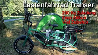 Lastenfahrrad Transer von Jobobike Perfekt zum Anpassen und Ausbauen [upl. by Dorri]