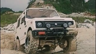 TRAIL OFFROAD TO MUD Part1  RC JIMNY WPL C74 110 SCALE [upl. by Airemat291]