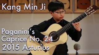 Paganini Caprice No 24  Kang Min Ji plays Asturias Comfort [upl. by Issej]