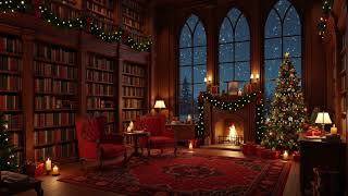 Relaxing Instrumental Christmas Jazz Music amp Crackling Fireplace 🎄 Cozy Christmas Ambience [upl. by Sand]