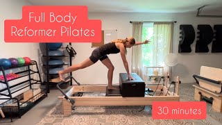 Reformer Pilates  IntermediateAdvanced  Full Body  30 minutes [upl. by Supen940]