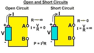 Electrical Engineering Basic Laws 3 of 31 Open and Short Circuits [upl. by Legnaesoj]