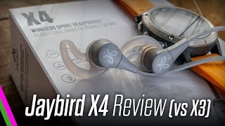 Jaybird X4 Review vs X3 Premium Wireless Sport Headphones [upl. by Nehttam]