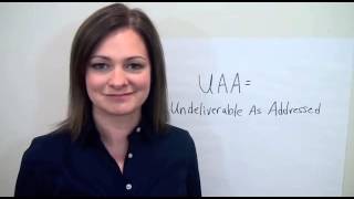 AccuZIP Quick Data Tip Undeliverable Mail UAA [upl. by Ambrosio]