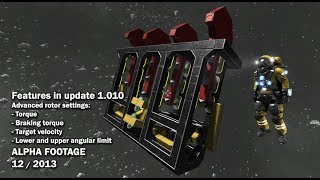 Space Engineers  Advanced Rotor Settings [upl. by Ciro]