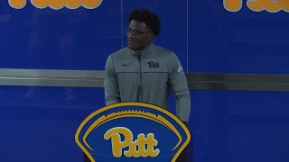 Pitt Football  Training Camp  Chief Borders  8924 [upl. by Orose696]