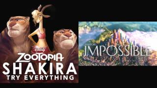 Shakira  Try Everything vs Aviators  Impossible Mashup [upl. by Svend]