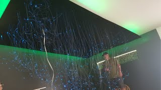 Building Fiber Optic Star Ceiling [upl. by Suivart385]