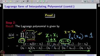 Week 8  Lecture 39  Polynomial Interpolation Lagrange and Newton Forms [upl. by Also]