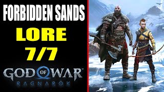 The Forbidden Sands Lore Locations  God of War Ragnarök [upl. by Deer]