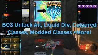 How To Get Free Unlock All On Black Ops 3 Dark Matter Liquid Div  More PS45 [upl. by Mauceri]