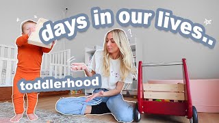 Unfiltered Day in Our Lives 👶🏼✨ with a Toddler Room Tour [upl. by Cohby]