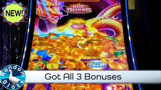 Magic Treasures Dragon Slot Machine All Three Bonuses [upl. by Yelena]