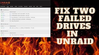 UNRAID Two Failed Drives [upl. by Pablo]