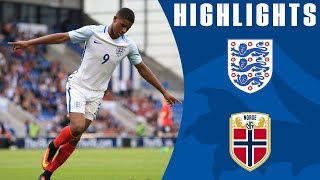 Rashfords hattrick  England U21 61 Norway U21  Goals amp Highlights [upl. by Nevur3]