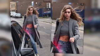 Gigi Hadid Visits Zayn Maliks House and Flaunts Perfect Abs  Splash News TV [upl. by Mathews]