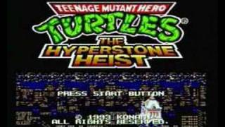 Turtles The Hyperstone Heist Intro Sega Megadrive Pal Version [upl. by Aekim]