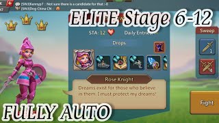 Lords Mobile Elite 612  STAGE 612 Fully Auto 4K 60fps [upl. by Brittne890]