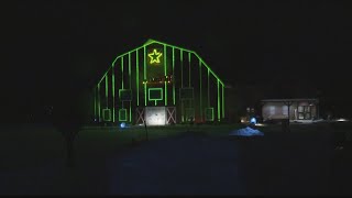 The Barn III in Goodfield hosts light show entertainment [upl. by Valentia]