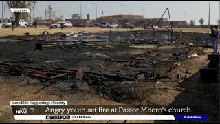 Incredible Happenings Ministry  Angry residents torched a church in Katlehong [upl. by Enitsugua942]