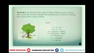 8 02 088 Java 23 Matematikë Zbatime të Teoremës së Pitagorës në probleme praktike U [upl. by Norvun]