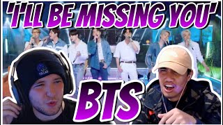 Reaction to BTS Ill Be Missing You cover and it was top tier bts btsreaction btscover [upl. by Nhar733]