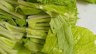 🌈 ASMR CUTTING GREEN LEAFY VEGETABLES 🌈 ASMR SHORTS [upl. by Tnomyar]